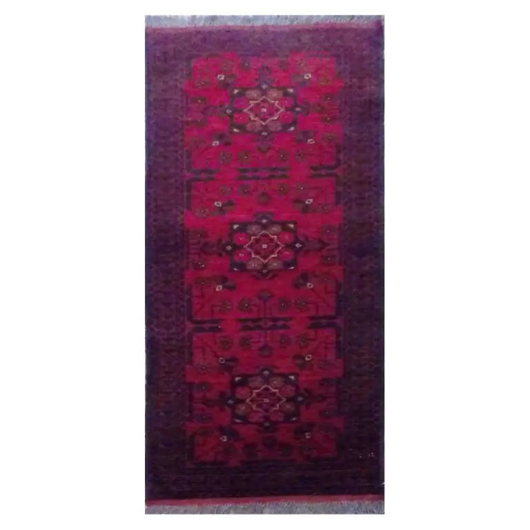 One Of The Kind Afghani Khotan Rug 2'0" x 5'0"